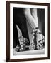 Women Wearing Unrationed Shoe Soles During the War-Nina Leen-Framed Photographic Print