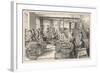 Women Weighing Chocolate and Filling Packets in the Fry's Chocolate Factory in Bristol-null-Framed Art Print