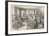 Women Weighing Chocolate and Filling Packets in the Fry's Chocolate Factory in Bristol-null-Framed Art Print