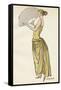 Women with a Fan 1922-David Soeurs-Framed Stretched Canvas