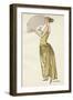 Women with a Fan 1922-David Soeurs-Framed Art Print