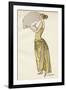 Women with a Fan 1922-David Soeurs-Framed Art Print