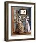 Women with a Japanese Doll, 1894-Alfred Emile L?opold Stevens-Framed Giclee Print