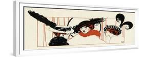 Women with Feathered Hats 1913-Paul Meras-Framed Premium Giclee Print