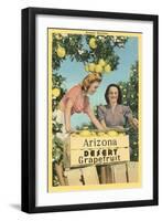 Women with Grapefruit, Arizona-null-Framed Art Print