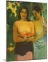 Women with Mangoes-Paul Gauguin-Mounted Collectable Print