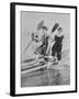 Women with Rowboat-null-Framed Photographic Print