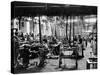 Women Workers in a Bicycle Factory-null-Stretched Canvas