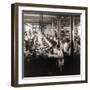 Women Working at Sewing Machines in Factory in Leicester, England, 1923-null-Framed Photo