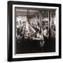 Women Working at Sewing Machines in Factory in Leicester, England, 1923-null-Framed Photo