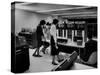 Women Working Ibm Computers in an Office-null-Stretched Canvas