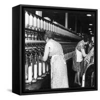 Women Working in a Cotton Mill-Henry Grant-Framed Stretched Canvas