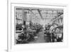 Women Working in a Lancashire Cotton-Mill-null-Framed Premium Giclee Print