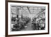 Women Working in a Lancashire Cotton-Mill-null-Framed Premium Giclee Print