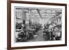 Women Working in a Lancashire Cotton-Mill-null-Framed Premium Giclee Print