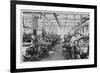 Women Working in a Lancashire Cotton-Mill-null-Framed Premium Giclee Print