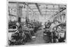 Women Working in a Lancashire Cotton-Mill-null-Mounted Premium Giclee Print