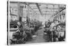 Women Working in a Lancashire Cotton-Mill-null-Stretched Canvas