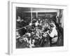 Women Working in a Teddy Bear Factory Photograph-Lantern Press-Framed Art Print