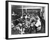 Women Working in a Teddy Bear Factory Photograph-Lantern Press-Framed Art Print