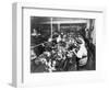 Women Working in a Teddy Bear Factory Photograph-Lantern Press-Framed Art Print