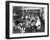 Women Working in a Teddy Bear Factory Photograph-Lantern Press-Framed Art Print