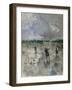 Women Working in Rice Fields, 1896-Pompeo Mariani-Framed Giclee Print