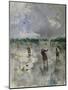 Women Working in Rice Fields, 1896-Pompeo Mariani-Mounted Giclee Print