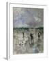 Women Working in Rice Fields, 1896-Pompeo Mariani-Framed Giclee Print