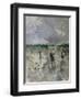 Women Working in Rice Fields, 1896-Pompeo Mariani-Framed Giclee Print