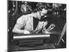 Women Working in Small Arms Factory-Hans Wild-Mounted Photographic Print