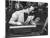 Women Working in Small Arms Factory-Hans Wild-Mounted Photographic Print