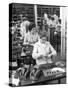 Women Working on a Switch Gear Assembly Line in Slough-Henry Grant-Stretched Canvas