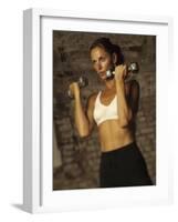 Women Working Out with Hand Wieghts, New York, New York, USA-Paul Sutton-Framed Photographic Print