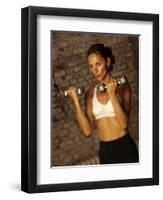 Women Working Out with Hand Wieghts, New York, New York, USA-Paul Sutton-Framed Photographic Print