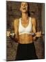 Women Working Out with Hand Wieghts, New York, New York, USA-Paul Sutton-Mounted Photographic Print