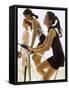 Women Working Out-null-Framed Stretched Canvas