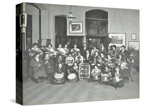 Womens Brass Band, Cosway Street Evening Institute for Women, London, 1914-null-Stretched Canvas