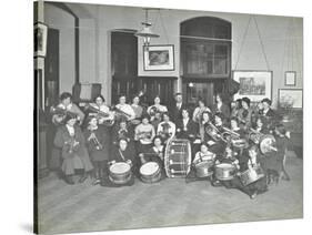 Womens Brass Band, Cosway Street Evening Institute for Women, London, 1914-null-Stretched Canvas