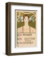 Womens Edition Buffalo Courier-Alice Russell Glenny-Framed Art Print