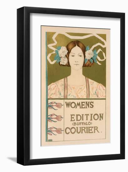 Womens Edition Buffalo Courier-Alice Russell Glenny-Framed Art Print