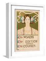 Womens Edition Buffalo Courier-Alice Russell Glenny-Framed Art Print