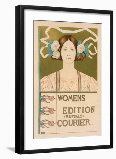 Womens Edition Buffalo Courier-Alice Russell Glenny-Framed Art Print