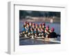 Womens Eights Rowing Team in Action-null-Framed Photographic Print