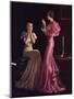 Womens Evening Gowns Dresses Pearls Jewellery Glamour Clothing Clothes, UK, 1930-null-Mounted Giclee Print