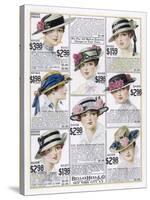 Womens Hats 1916-null-Stretched Canvas