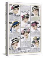 Womens Hats 1916-null-Stretched Canvas