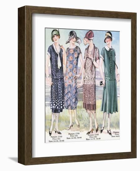 Womens Mail Order Catalogues, USA, 1920-null-Framed Giclee Print