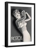 Womens Underwear Kestos Corsets Girdles Bras, UK, 1930-null-Framed Giclee Print