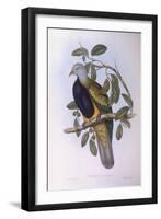 Wompoo Fruit-Dove (Ptilinopus Magnificus)-John Gould-Framed Premium Giclee Print